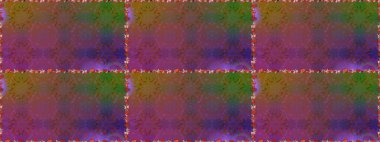 Renkli Bahar Temalı Kusursuz Arkaplan. Çiçekle kusursuz desen. Kahverengi ve mor renkli çiçekler. Düz Çiçek Elementleri Tasarımı.