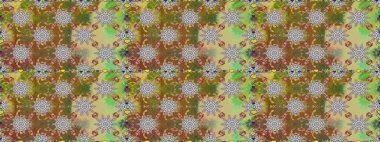 Organik motif arka planı. Raster illüstrasyonu. Kusursuz desen. Ultraviyole kumaş deseni.