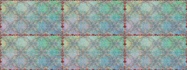 Tarafsız ve mavi renkte çiçekler. Tropik, dikişsiz çiçek deseni. Raster illüstrasyonu.