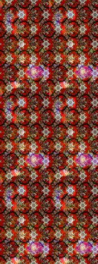 Çiçekli karalama şeklinde Raster çiçek deseni. Yumuşak, yaz çiçekli arka plan. Kahverengi renkte çiçekler.