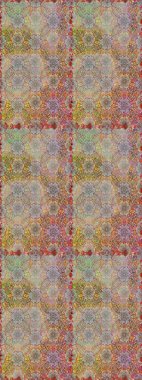 Çiçekli karalama şeklinde Raster çiçek deseni. Nazikçe, güzel çiçek arkaplanı. Tarafsız renklerde çiçekler.