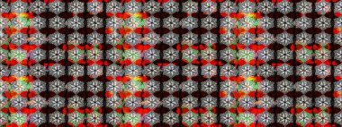 Siyah renkli çiçekler. Raster illüstrasyonu. Çiçek desenli eskiz, vuruşlar, sıçramalar, yaz çiçekleri..