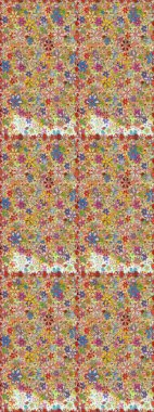 Çiçeksiz desenlerin resmi. Tarafsız ve bej renkli vadi çiçekleri.