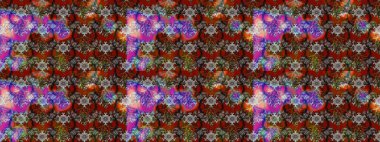 Sevimli çiçek raster deseni. Kahverengi renkli çiçekler. Sketch Colour Spring Theme eskiz kalıbı. Düz Çiçek Elementleri Tasarımı.