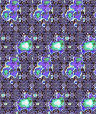 Desen, çizim, çiçek sınırı. Güzel, parlak, pürüzsüz kumaş, tuval. Eski moda arka plan. Çiçek çelengi. Kıvırcık, parlak örgü. Raster illüstrasyonu.