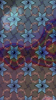 Tekstil veya kitap kapakları, imalat, duvar kağıtları, baskı, hediye paketi ve yapıştırma kitabı için çiçek eskizi geçmişi. Küçük çaplı çiçeklerdeki basit şirin desenler. Raster illüstrasyonu.