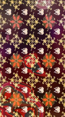 Üst manzara, yumuşak kahverengi renk. Çiçek kompozisyonu, el boyası, hassas şablon. Sevgililer günü ve tebrik kartı konsepti için şık bir davetiye. Manzaralı çiçek deseni.