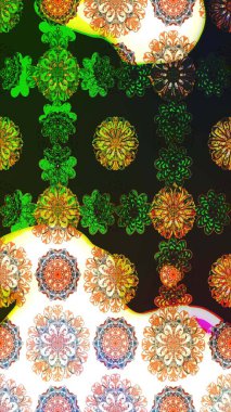 Tony 'nin kumaş kalıbını çiz. Küçük çiçekteki sevimli çiçek deseni. Raster illüstrasyonu. Modaya uygun kumaş deseni.