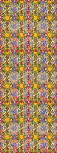 Raster illüstrasyonu. Tekstil ya da kitap kapakları, imalat, duvar kağıtları, baskı, hediye paketi ve yapıştırma kitabı için çiçeksiz arka plan. Küçük ölçekli çiçeklerdeki basit sevimli desen.