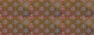 Düz Çiçek Elementleri Tasarımı. Süslü kumaş deseni. Renkli Bahar Temalı Kusursuz Arkaplan. Raster illüstrasyonunda kusursuz çiçek deseni.