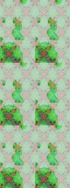 Karalama çiçeği. Zentangle soyut çiçekleri. Düz Çiçek Elementleri Tasarımı. Güzel kumaş deseni. Raster illüstrasyonu. Renkli Bahar Teması çizim şablonu.