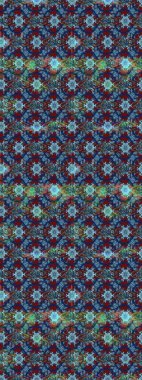 Çiçekli karalama şeklinde Raster çiçek deseni. Yumuşak, mavi renkte bahar çiçekleri. Raster illüstrasyonu.