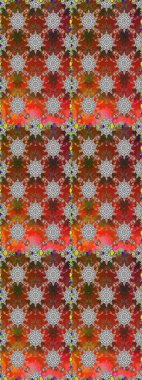 Kusursuz bir geçmişi var. Kumaş, tekstil, duvar kağıdı baskısı için. Raster illüstrasyonu. Raster. Eski usul. Tomurcukları çiçekli sevimli çiçek deseni..