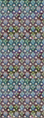 Raster illüstrasyonu. El çizimi. Çiçekler, dallar, bitkiler ve çiçekler. Güzel kumaş deseni.