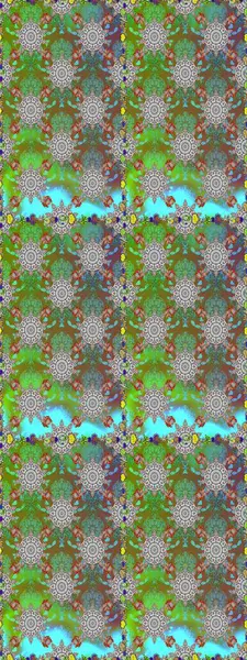 Yeşil ve gri renkli çiçekli kusursuz çiçek deseni. Suluboya tarzında yeşil ve gri renkte çiçekler.