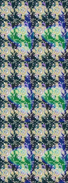 Mavi renkte güzel çiçekli eskiz deseni, suluboya çiçek deseni, duvar kağıdı, kart ya da kumaş için fayanslı. Raster..