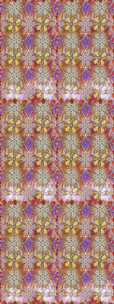 Abstract seamless pattern on neutral and brown colors with bright flowers. Elegant raster texture with floral elements. Cute floral pattern in the small flower.