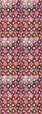 Tekstil, kumaş, kapaklar, duvar kağıtları, baskı, naylon, koleksiyon defteri, örgü, dekupaj için güzel bir eskiz. Küçük kahverengi ve nötr çiçeklerle oldukça kaliteli besin torbası deseni.