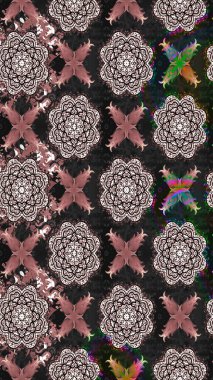 Çiçek arkaplanlı soyut zarafet eskiz deseni. Raster Güzel kumaş deseni.