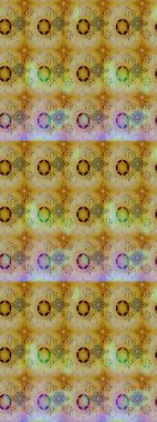 Çiçekler suluboya eskiz deseni. Raster Stili kumaş deseni.