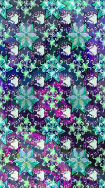 Çiçek arkaplanlı soyut zarafet eskiz deseni. Raster Güzel kumaş deseni.