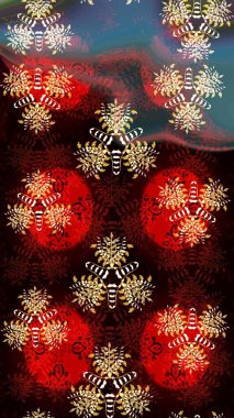 Siyah renklerde. Raster illüstrasyonu. Çiçek buketleriyle klasik tarzda eskiz deseni.