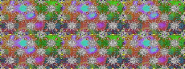 Çiçekli, pürüzsüz bir desen. Raster çiçekleri klasik tarzda çizilmiş. Raster illüstrasyonu. Gri ve kahverengi renkte bahar çiçekleri.