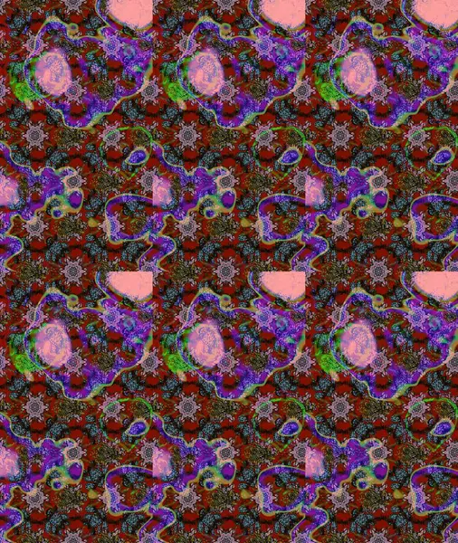 Karalama çiçeği. Raster illüstrasyonu. Güzel kumaş deseni. Renkli Bahar Teması eskiz kalıbı. Zentangle soyut çiçekleri. Düz Çiçek Elementleri Tasarımı.