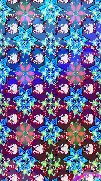 Çizim çiçek deseni duvar kağıdı, web sitesi arka planı, ambalaj kağıdı, davetiye, broşür, afiş veya web sitesi için kullanılabilir. Karalama elementleri. El çizimi Raster illüstrasyonu.