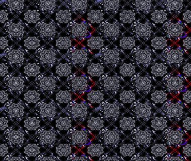 Parlak renkli çiçekli ve siyah yapraklı harika bir çiçek deseni. Moda baskıları için zarif bir şablon. Modern çiçek arkaplanı. Halk stili.