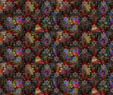 Hint çiçek liyada madalyon deseni. Etnik Mandala süsü. Tekstil, tebrik kartı, boyama kitabı, telefon kılıfı baskı için kullanılabilir. Raster Kına dövme tarzı.