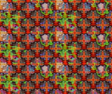 Küçük çiçekte güzel bir desen. Küçük renkli çiçekler. Motley illüstrasyonu. Moda baskıları için zarif bir şablon. Robot resim. Çiçekli yaz çiçekleri.