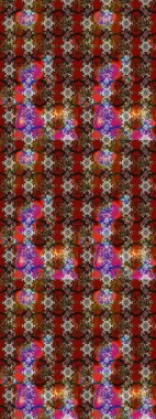 Küçük çiçekteki sevimli çiçek deseni. Raster illüstrasyonu. Çizim.