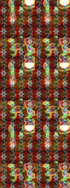 Sevimli çiçek raster deseni. Modaya uygun kumaş deseni. Renkli Yaz Temalı eskiz kalıbı. Düz Çiçek Elementleri Tasarımı.