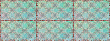 Arkaplan dokusu, duvar kağıdı, mavi ve nötr renklerde çiçek teması. Soyut etnik raster kusursuz desen. Kabile sanatı boho baskısı, klasik çiçek arkaplanı.