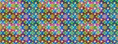 Kabile sanatı boho baskısı, klasik çiçek arkaplanı. Arkaplan dokusu, duvar kağıdı, mavi renkli çiçek teması. Soyut etnik raster çizim kalıbı.