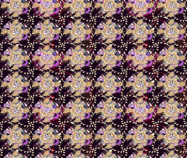 Siyah renkli çiçekler. Düz Çiçek Elementleri Tasarımı. Renkli Bahar Teması eskiz kalıbı. Raster illüstrasyonunda çiçek deseni çizimi.