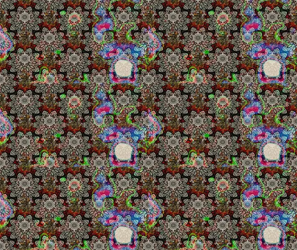 Raster Henna dövme stili. Tekstil, tebrik kartı, boyama kitabı, telefon kılıfı baskısı için kullanılabilir. Etnik Mandala süsü. Hint çiçekli desenli şal desenli..