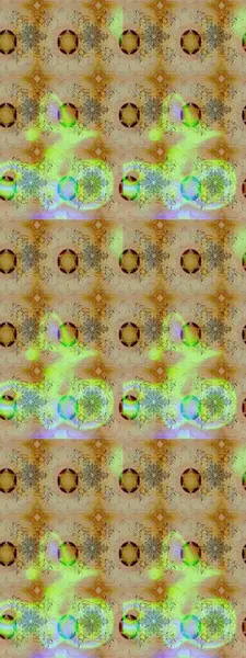 Renkli Bahar Teması eskiz kalıbı. Süslü kumaş deseni. Raster illüstrasyonundaki çiçek desenli çizim. Düz Çiçek Elementleri Tasarımı.