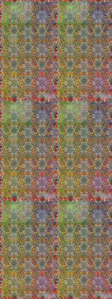 Suluboya, elle çizilmiş. Gri ve kahverengi yapraklı yabani çiçekler. Kusursuz bir arka plan modeli. Raster illüstrasyonu.