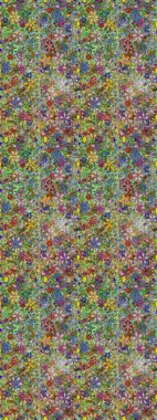 Dekorasyon ve tasarım için güzel bir desen. Ton halinde. Moda baskısı. Çiçeğin suluboya çizimlerinin mükemmel deseni. Suluboya desensiz çiçek buketi.