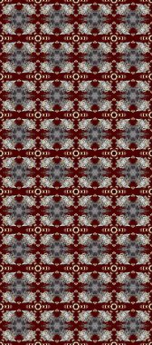 Paisley 'ler zarif çiçek desenli arkaplan duvar kâğıdı illüstrasyonları. Güzel, modaya uygun, modern, üç boyutlu sanat eseri, altın, kahverengi ve gri desenli çiçek yaprakları ve süslemeleri..