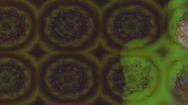 Renkli unsurlarla hareketli arka plan görüntüleri. Çiçekler. Eski model. Bayrak tarzı. Video kaydı. Şablon. Döngü. Kusursuz.. 