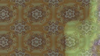 Renkli unsurlarla hareketli arka plan görüntüleri. Çiçekler. Eski model. Bayrak tarzı. Video kaydı. Şablon. Döngü. Kusursuz.. 