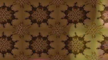 Renkli unsurlarla hareketli arka plan görüntüleri. Çiçekler. Eski model. Bayrak tarzı. Video kaydı. Şablon. Döngü. Kusursuz.. 