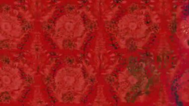 Renkli unsurlarla hareketli arka plan görüntüleri. Çiçekler. Eski model. Bayrak tarzı. Video kaydı. Şablon. Döngü. Kusursuz.. 