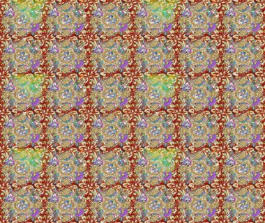 Hediye ambalaj kağıdı, tebrik kartları, posterler ve pankart tasarımı. Bej renkli çiçekler. Raster düz çiçek çizim deseni.