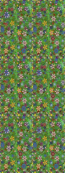 Sevimli çiçek desenli küçük çiçek. Raster resim. Dikişsiz Tony kumaş desen. Moda kumaş deseni.