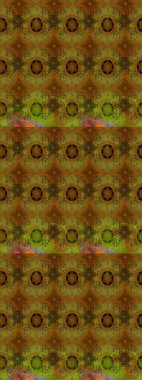 Raster - stok. Kahverengi çiçekli eskiz deseni, suluboya çiçek deseni, sevimli çiçek, duvar kağıdı, kart veya kumaş için fayanslı.