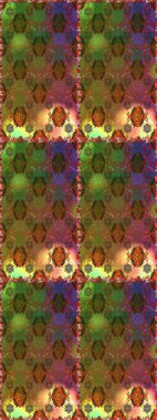 Çiçeksel fantezi tasarımı ve parlak bir arka plan çizimi. Düz Çiçek Elementleri Tasarımı. Renkli Bahar Teması çizim şablonu.